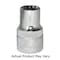 K-Tool International 3/8" Drive, 5/16" SAE Socket, Chrome Spline Socket 3/8" Drive 5/16 KTI-20210 - alternate 1